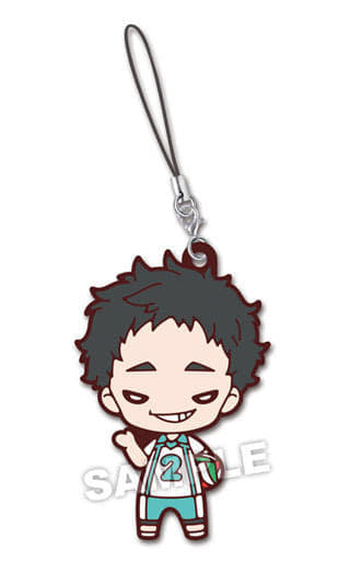 Issei Matsukawa Haikyu!! Nitotan Aobajosai High School Uniform Rubber Mascot Key Chain [USED]
