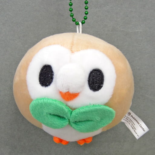 Rowlet Pokemon Pokemon Dolls Mocchiri Mascot Pokemon Center Limited Key Chain [USED]