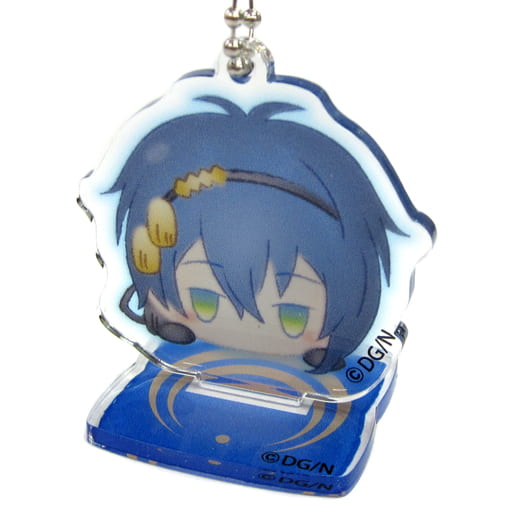 Mikazuki Munechika Touken Ranbu ONLINE Odango Series Stand Mini Acrylic Key Chain Key Chain [USED]