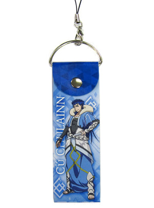 Castor/Cu Chulainn Fate/Grand Order First Order Big Leather Strap Shop in Ikebukuro P'Parco Limited Key Chain [USED]