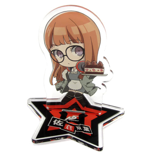 Persona 5 Futaba Sakura Big Acrylic Stand Princess Cafe Limited Acrylic Stands [USED]