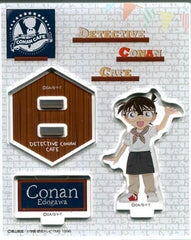 Conan Edogawa Detective Conan Acrylic Stand Detective Conan Cafe 2017 Exclusive Acrylic Stand [USED]