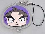 Hachizaemon Takeya Nintama Rantaro Minnano Kuji Mochi Puchi Face Acrylic Charm Prize F Charm [USED]