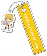 Armin Arlert Ver. Raccoon Rascal X Attack on Titan Room Key Chain Key Chain [USED]