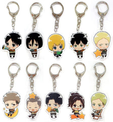 Ellen Yeager, etc. Attack on Titan in The Dome: Starry Sky of Soldiers Secret Acrylic Keychain All 10 Types Set Key Chain [USED]