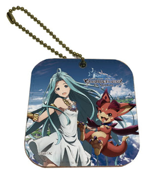 Lyria Granblue Fantasy The Animation Leather Mirror Charm Charm [USED]