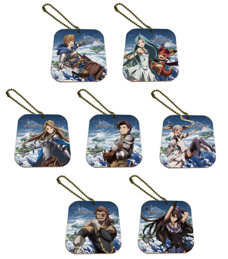 Lyria, etc. Granblue Fantasy The Animation Leather Mirror Charm All 7 Types Set Charm [USED]