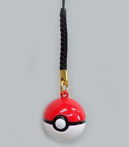 Poke Ball Pokemon Bell Netsuke Pokemon Center Limited Key Chain [USED]