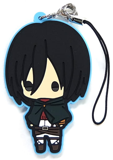 Mikasa Ackerman 2 Attack on Titan Rubber Strap Collection Key Chain [USED]