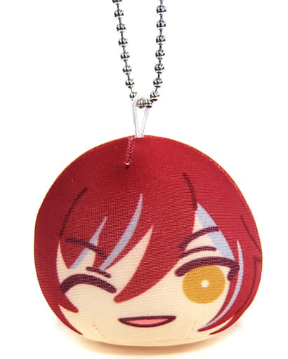 Natsume Sakasaki Wink Ver. Ensemble Stars! Omanju Nigi Nigi Mascot Chibi 4 Bunkyodo & Animega Limited Box Purchase Privilege Key Ring [USED]
