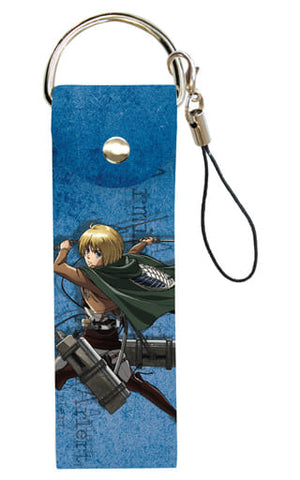 Armin Arlert Attack on Titan Season 2 Big Leather Strap Key Chain [USED]