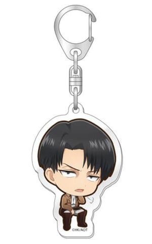 Levi Attack on Titan Tehepero Acrylic Key Chain Collection Key Chain [USED]