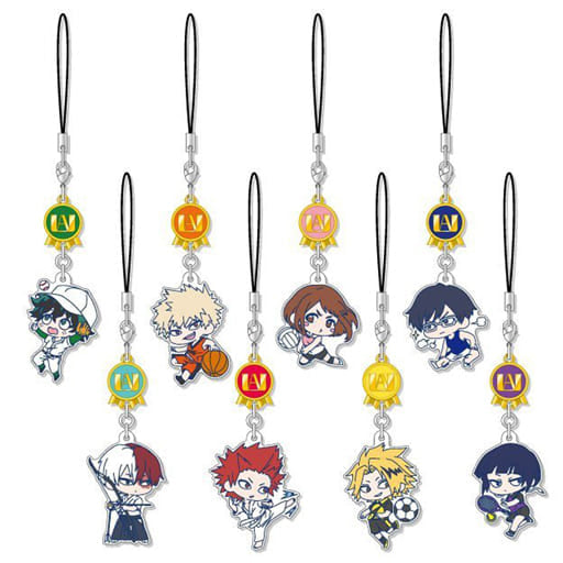 My Hero Academia Izuku Midoriya & Others Yurayura Charm Collection All 8 Types Set Charm [USED]