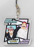 Koushi Sugawara Azumane Asahi Haikyu!! Acrylic Strap Karasuno Sports Festival in J-World Tokyo Limited Urikire Chuui! Sakanoshita Shoten Part-Time Job Taiken 3 Stars Prize Key Chain [USED]