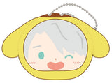 Victor Nikiforov Pompompurin Yuri!!! on Ice X Sanrio Characters Omanjuu Niginigi Mascot Key Ring [USED]