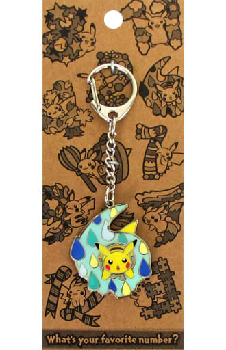 Pikachu No.6 Pokemon Metal Mascot Pokemon Center Limited Key Chain [USED]