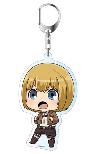 Armin Arlert Attack on Titan Season 2 Deka Key Chain Deformed Ver. Key Chain [USED]