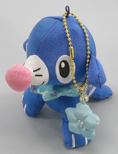 Popplio Pokemon Crepe-Style Mascot Pokemon Center Limited Key Chain [USED]