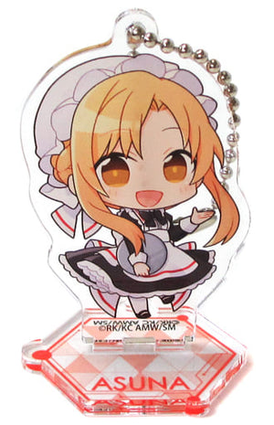 Asuna Sword Art Online The Movie: Ordinal Scale Trading Acrylic Stand Key Chain animate cafe Limited Key Chain [USED]