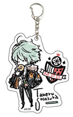 Takeru Sasazuka Color x Malice Graph Art Design Acrylic Key Chain Key Chain [USED]