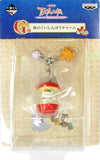 Nyanko-sensei Apple Natsume's Book of Friends Ichiban Kuji Nyanko-sensei to Tsukiyo no Utage Aki no Kuishinbou Charm Prize G Charm [USED]