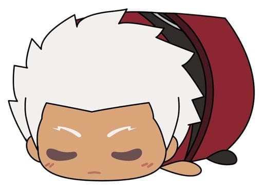 Archer Fate/stay night: Heaven's Feel Potekoro Mascot Petit Utatane Ver. Key Chain [USED]