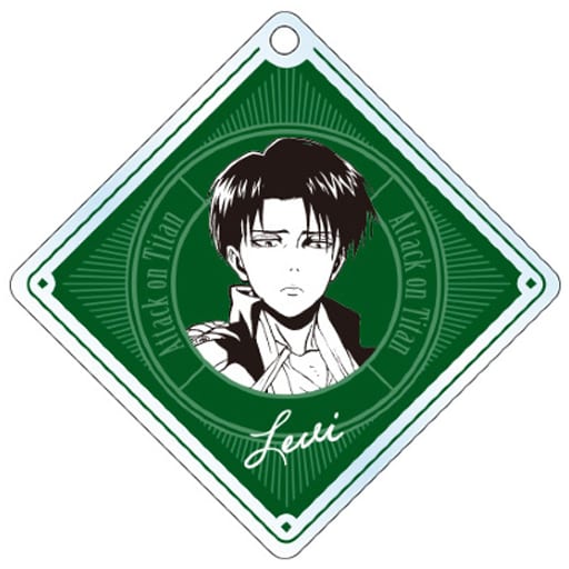 Levi Ackerman Attack on Titan Trading Emblem Acrylic Key Chain Key Chain [USED]
