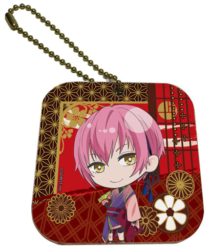 Ranmaru Mori Akane sasu Sekai de Kimi to Utau Leather Mirror Charm Charm [USED]
