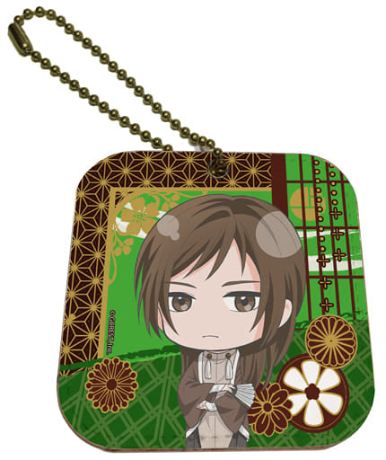 Yoshinaka Kiso Akane sasu Sekai de Kimi to Utau Leather Mirror Charm Charm [USED]