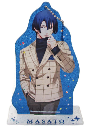 Masato Hijirikawa Uta no Prince Sama Acrylic Keychain With Stand Glitter Star Ver. 7th Special Anniversary Limited Key Chain [USED]