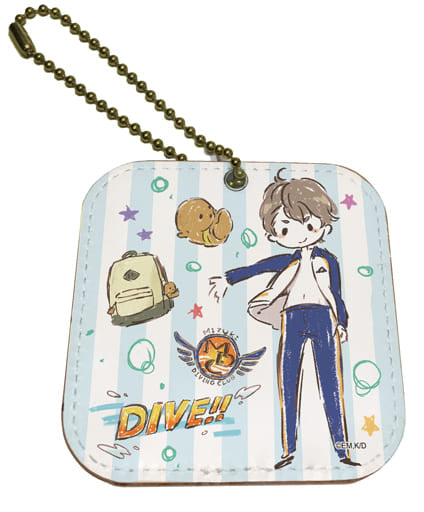 Yoichi Fujitani Dive!! Graph Art Design Leather Mirror Charm Charm [USED]