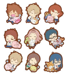 Taichi Yagami, etc. Digimon Adventure tri. Ohirune Rubber Mascot Collection All 9 Types Set Key Ring [USED]