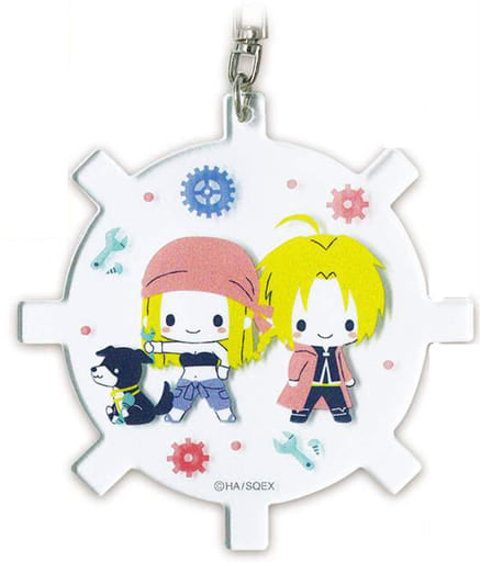 Edward Elric Winry Rockbell Sanrio Characters X Fullmetal Alchemist: Brotherhood Acrylic Key Chain Key Chain [USED]