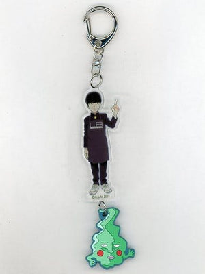 Shigeo Kageyama Dimple Mob Psycho 100 Double Key Chain Shop in Ikebukuro P'Parco Limited Key Chain [USED]