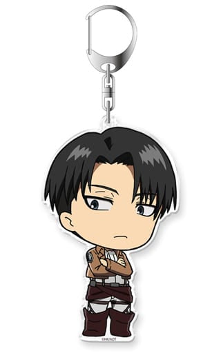 Levi Ackerman Attack on Titan Petit Colle! Acrylic Key Chain Key Chain [USED]