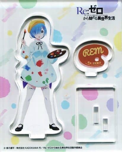 Rem Drawing Re:ZERO -Starting Life in Another World- Acrylic Stand Lawson Loppi & HMV Limited Acrylic Stand [USED]