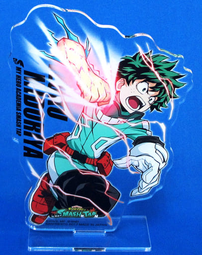 My Hero Academia Izuku Midoriya Acrylic Stand Ichiban Cafe My Hero Academia Smash Tap! Collaboration Exclusive Acrylic Stands [USED]