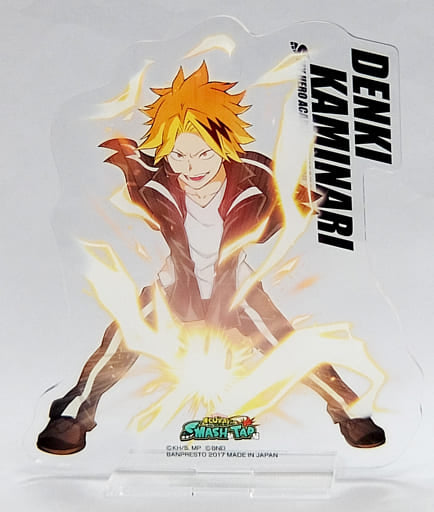My Hero Academia Denki Kaminari Acrylic Stand Ichiban Cafe My Hero Academia Smash Tap! Collaboration Exclusive Acrylic Stands [USED]