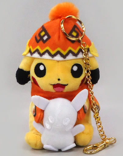 Snow Festival Pikachu Pokemon Mascot Pokemon Center Limited Key Chain [USED]