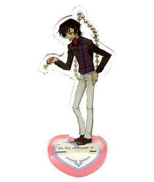 Lelouch Lamperouge Code Geass: Lelouch of the Rebellion I Initiation Acrylic Stand Keychain Collaboration Store Limited Key Chain [USED]