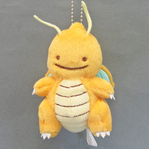 Dragonite Pokemon Transform! Metamon Mascot Pokemon Center Limited Key Chain [USED]