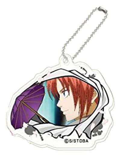 Kamui Profile Gintama Decofla Acrylic Key Chain Kamui Box Key Chain [USED]