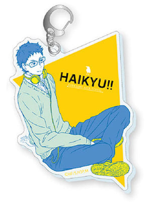 Kei Tsukishima Haikyu!! Acrylic Key Chain Key Chain [USED]