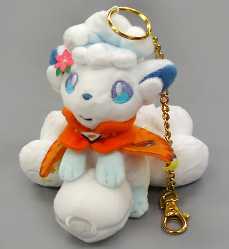 Snow Festival Alolan Vulpix Pokemon Mascot Pokemon Center Limited Key Chain [USED]