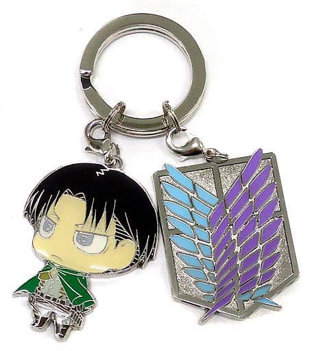Levi Ackerman Attack on Titan Double Key Chain Shingeki no Kyotou Attack on Skytree Limited Key Chain [USED]