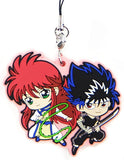 Kurama Hiei Yu Yu Hakusho Rubber Charm Shop in Ikebukuro P'Parco Limited Key Chain [USED]