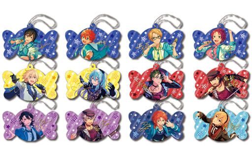 Hokuto Hidaka, etc. Ensemble Stars! Candy Acrylic Keychain A Recollection All 12 Types Set Key Chain [USED]