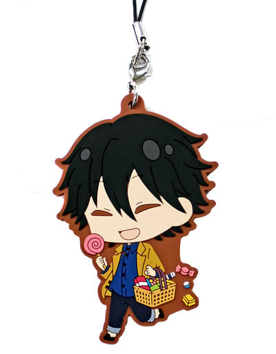 Ranpo Edogawa Bungo Stray Dogs DEAD APPLE Rubber Strap Collection Punicotto Key Chain [USED]