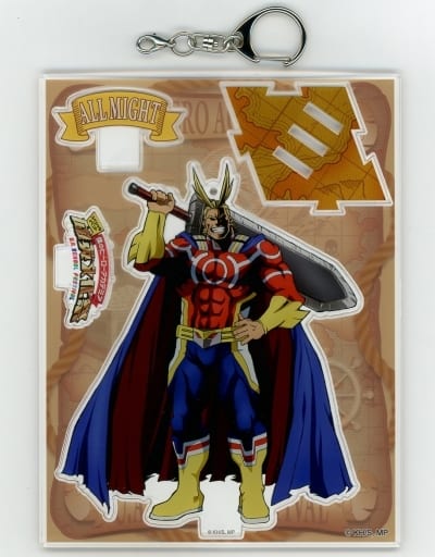 My Hero Academia All Might Acrylic Stand Keychain Special Event My Hero Academia U.A. Cultural Festival Exclusive Keychains [USED]