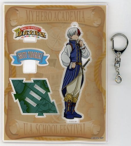 My Hero Academia Shoto Todoroki Acrylic Stand Keychain Special Event My Hero Academia U.A. Cultural Festival Exclusive Keychains [USED]